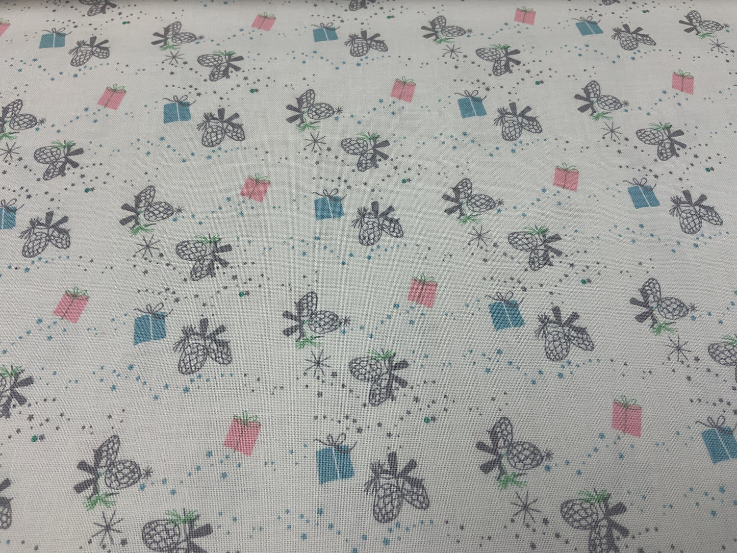 Winter Tales - pinecones and presents