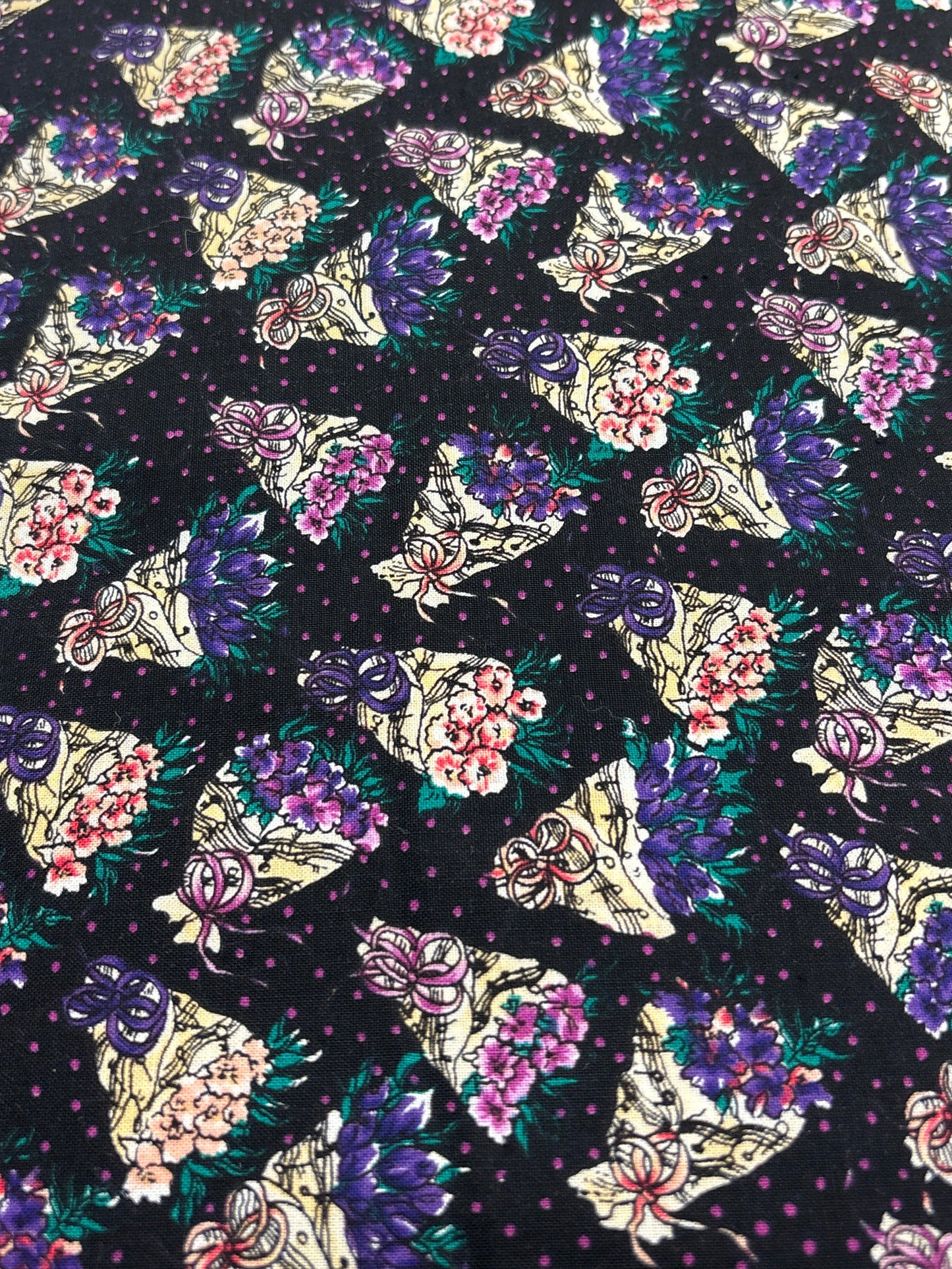 Floral Bouquets on Black by Sheryl Roy for SSI