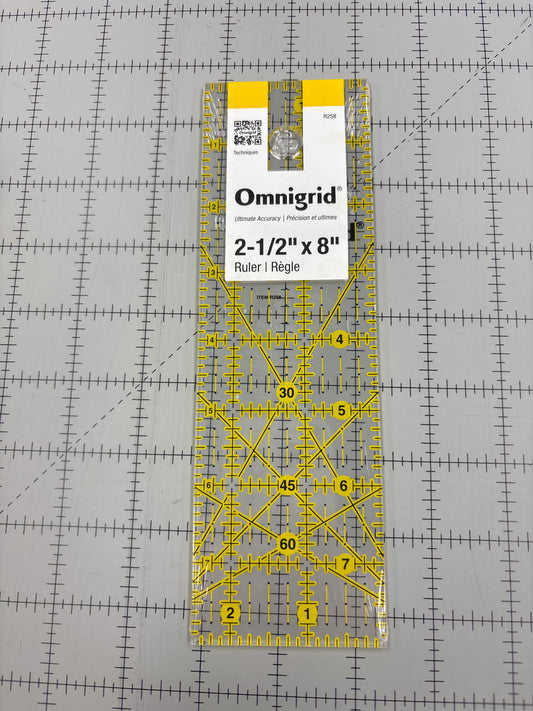Règle Omnigrip - 2,5" x 8"