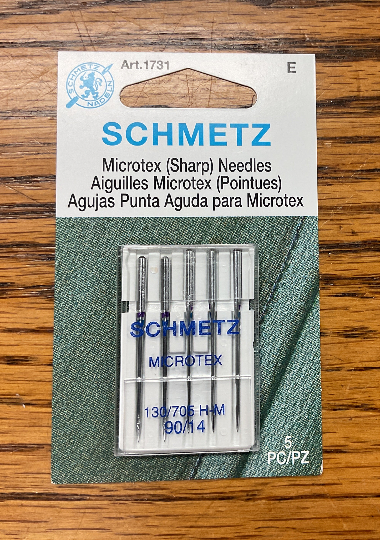 Schmetz Microtex (Sharp) Needles 90/14