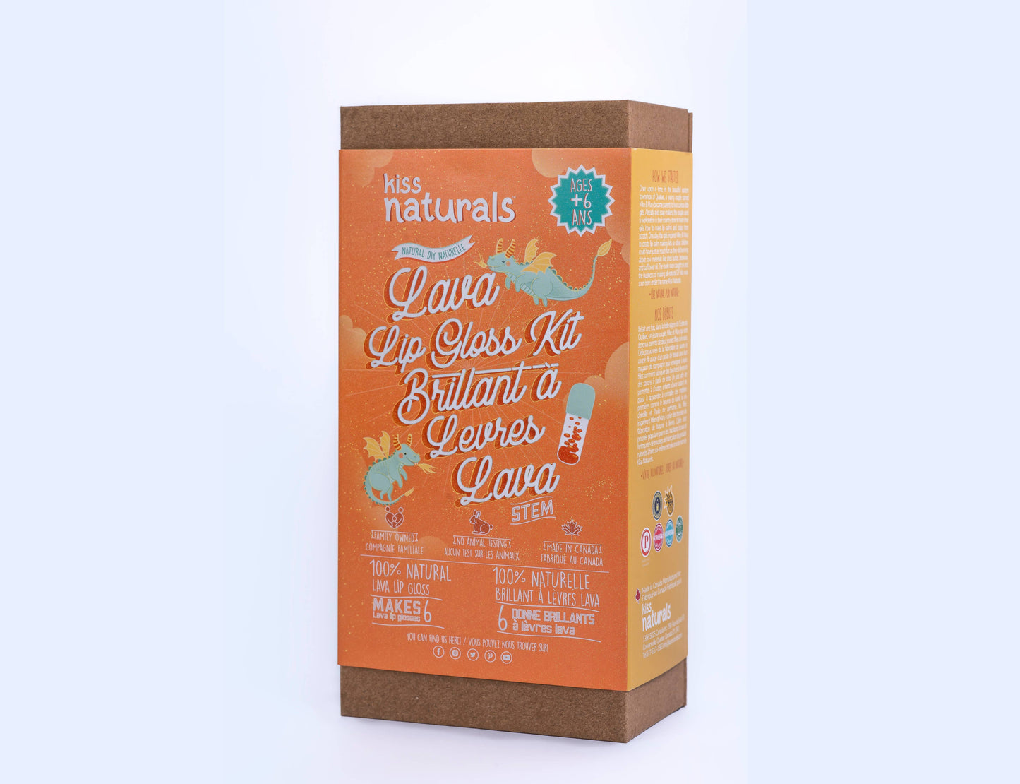 Kiss Naturals DIY Lava Lip Gloss Kit (Kids)