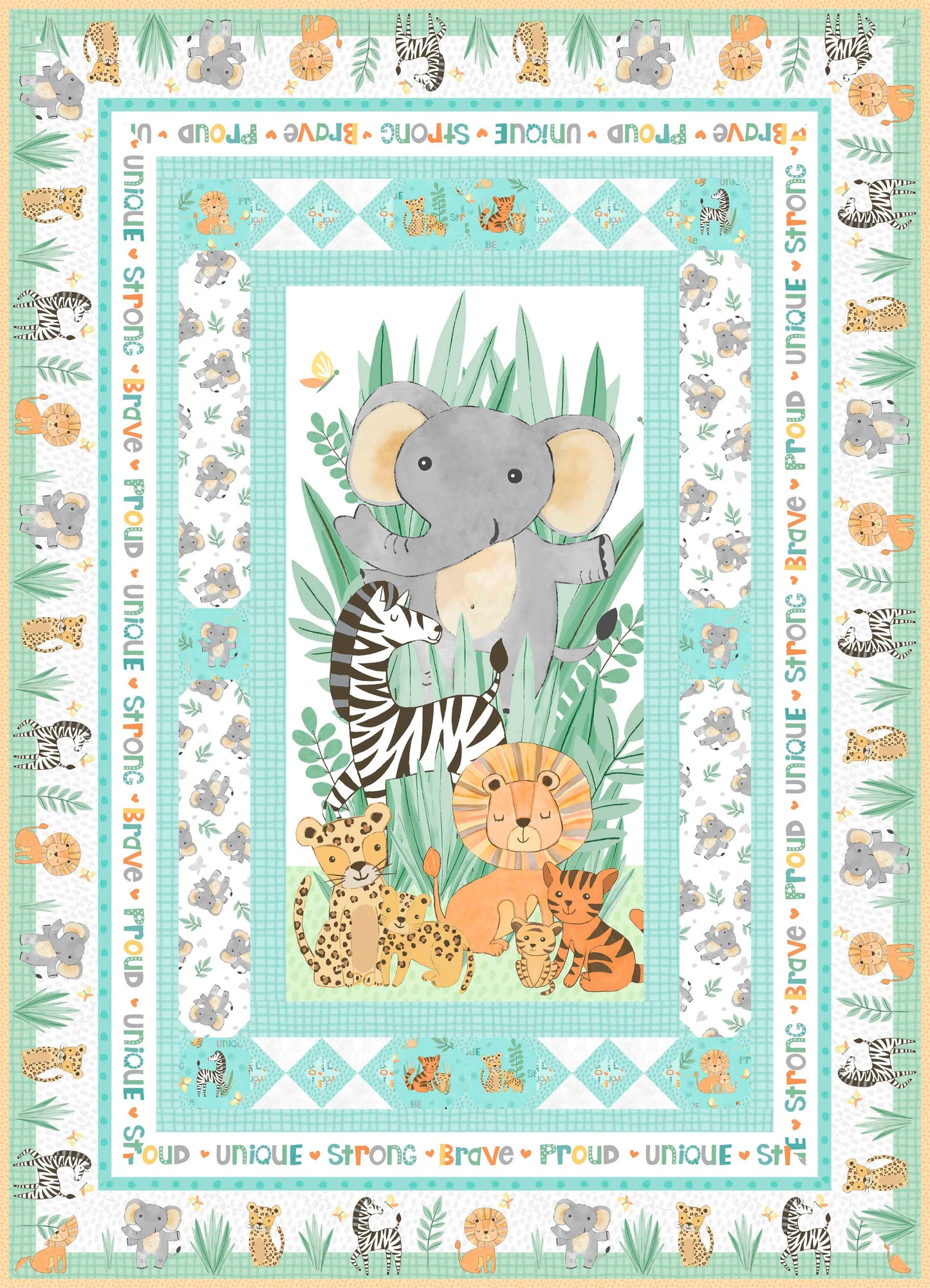 Safari Snuggles Quilt Kit