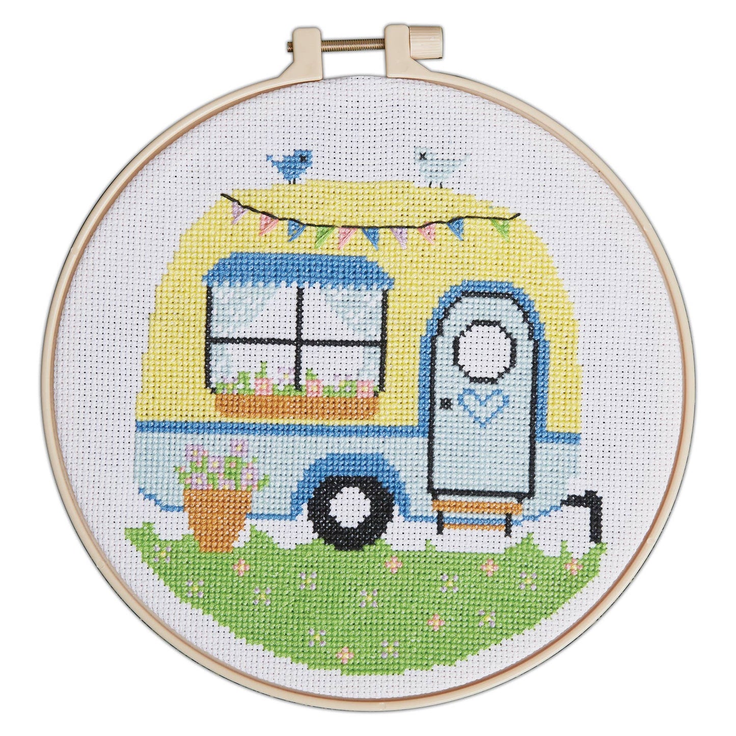 Simply Make Cross Stitch Craft Kit - Caravan Design