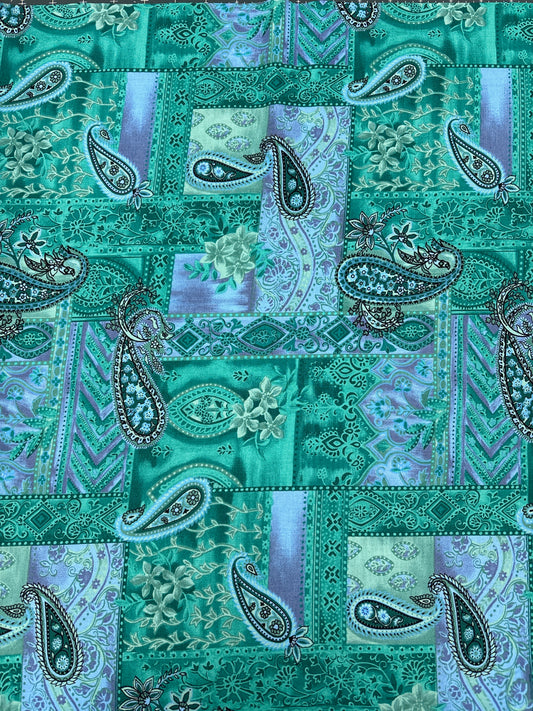 Shalimar II Harmony Prints - Northcott - Green