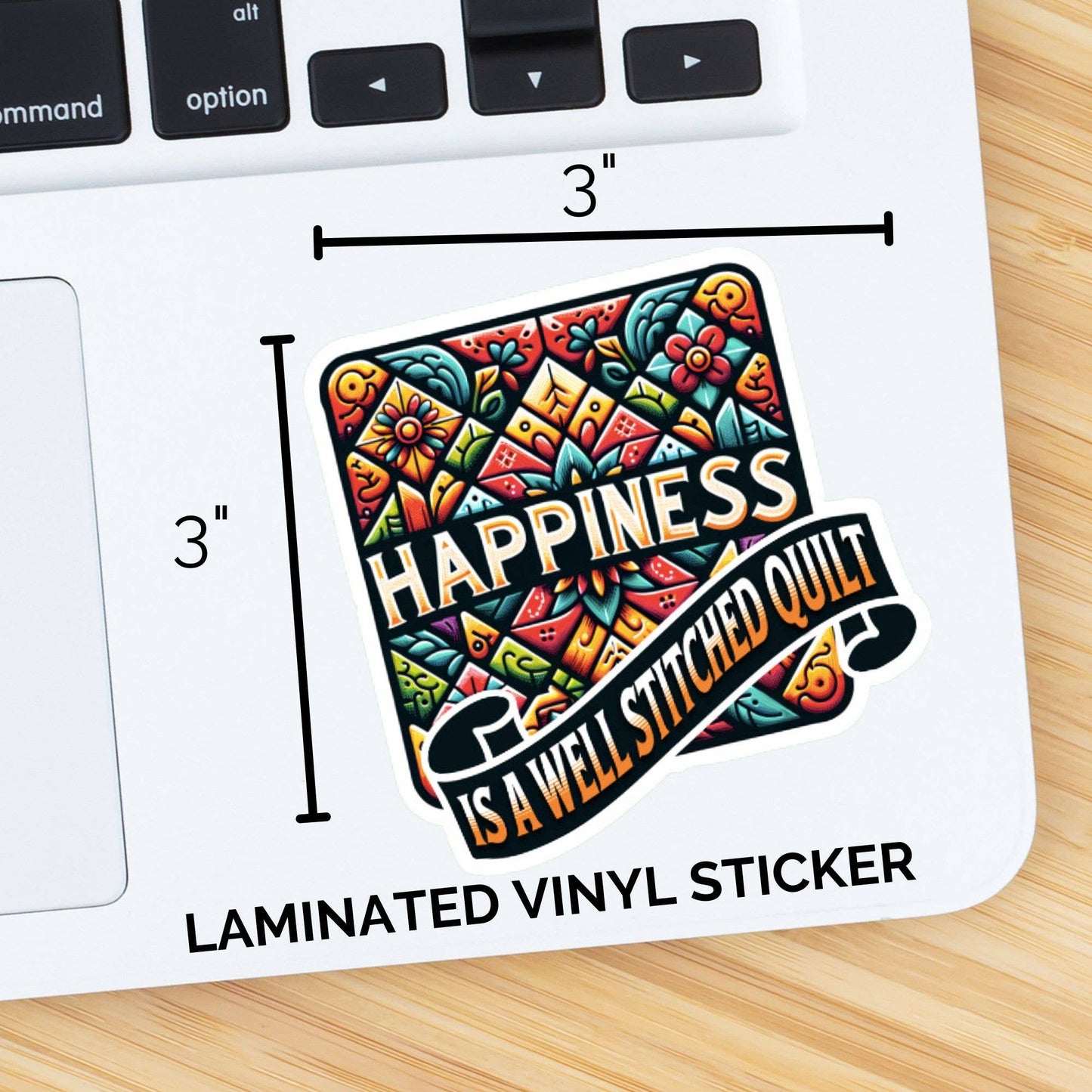 Happiness Is A Well Stitched Quilt