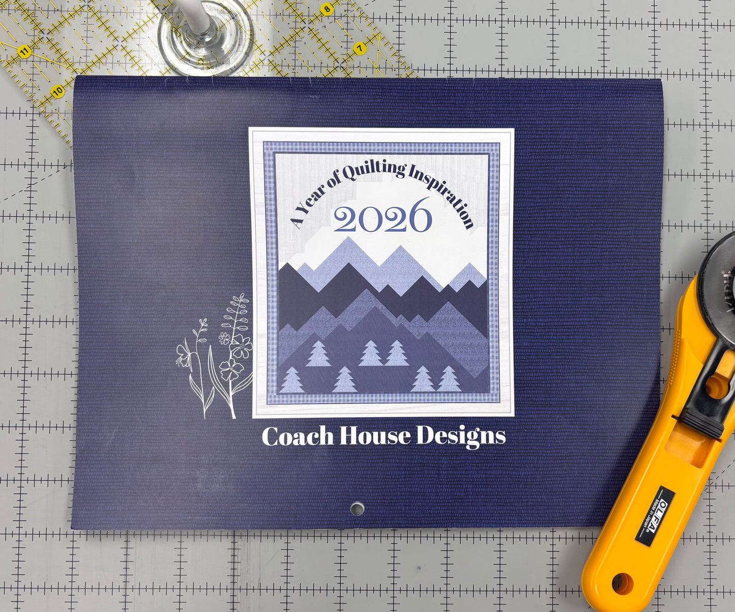 A Year of Quilting Inspiration 2026 Calendar by Coach House Designs