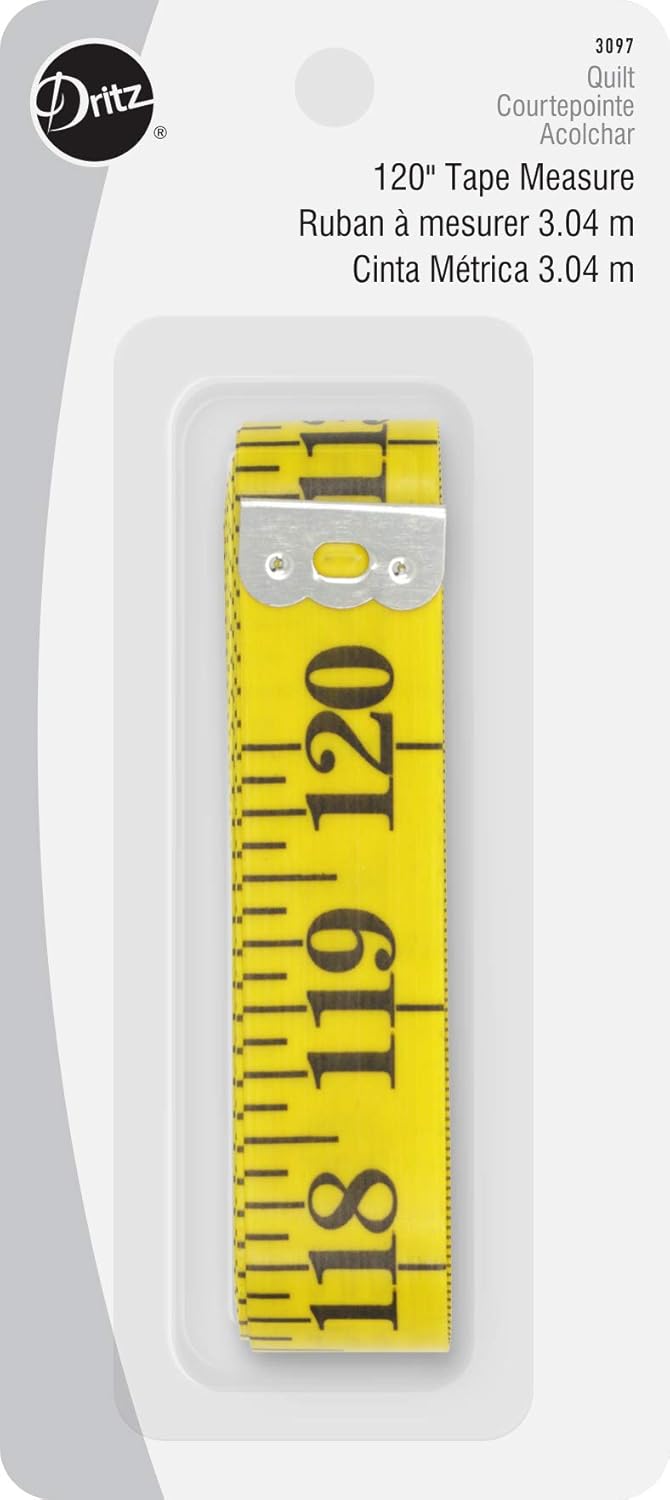 Dritz 120" Tape Measure - Yellow