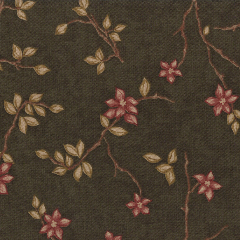 Northern Cardinals - Branches on Brown - 6423-13 Moda