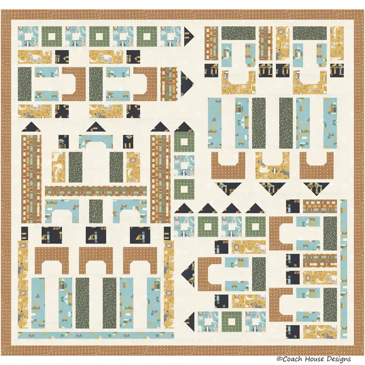 Building Blocks Quilt Pattern by Coach House Designs