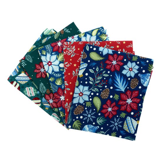 Jewelled Christmas Fat Quarter Bundle