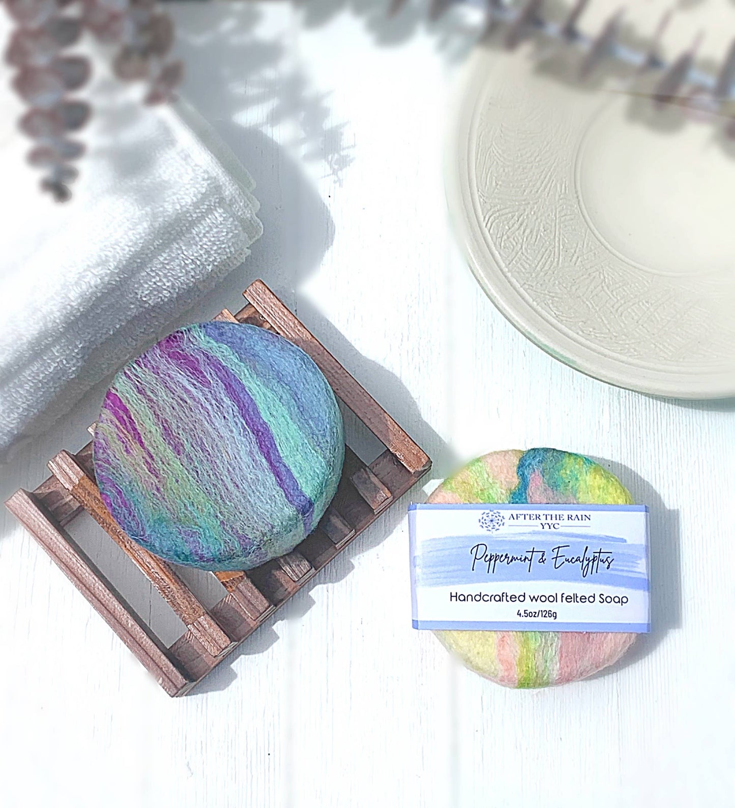 After the Rain YYC Felted Body Cleansing Soap