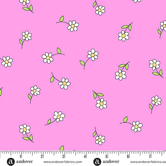 Flutter Daisies - Pink