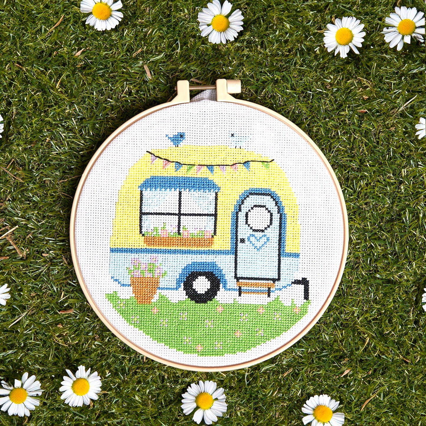 Simply Make Cross Stitch Craft Kit - Caravan Design
