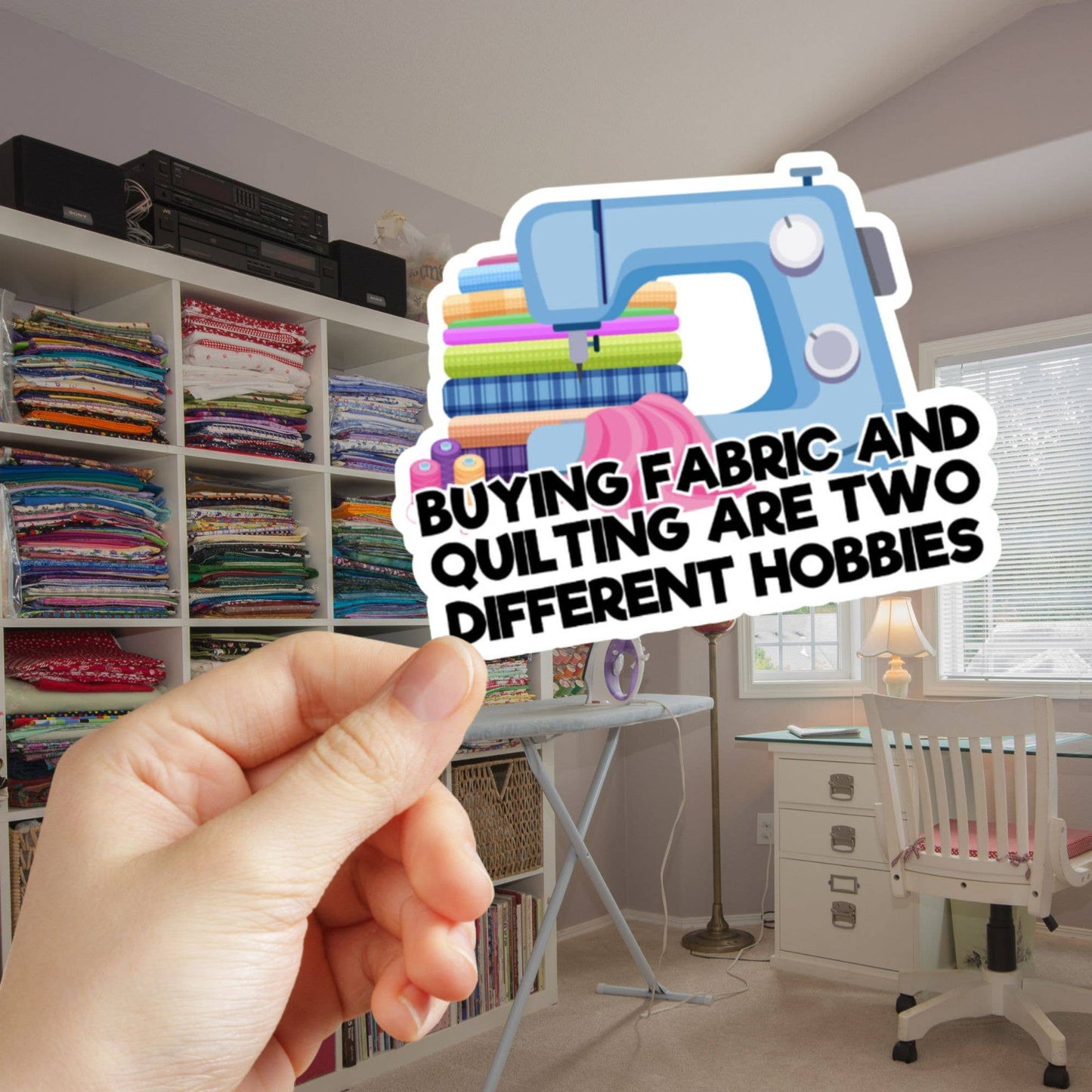 Buying Fabric & Quilting Are Two Different Hobbies - Machine