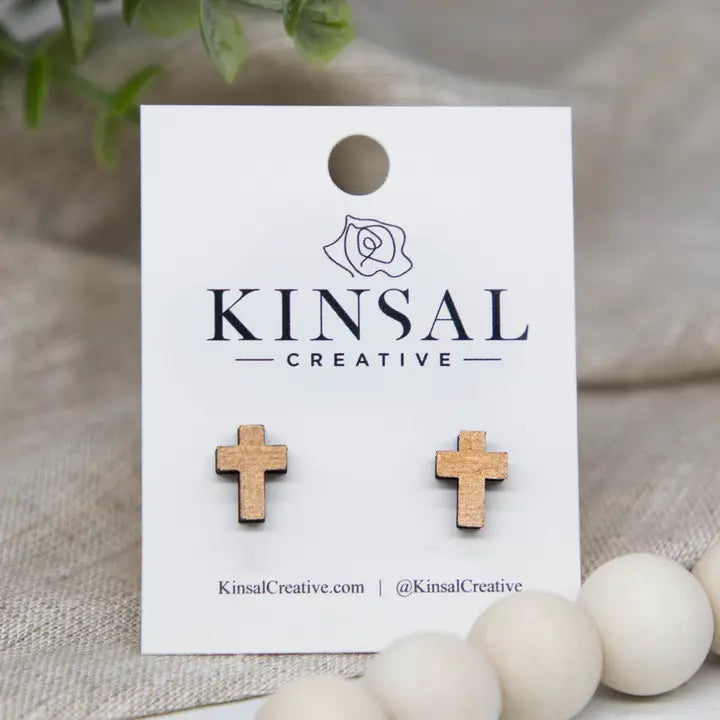 Kinsal Creative Earrings - Cross