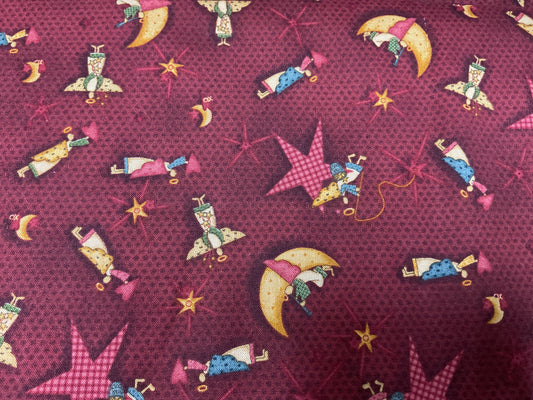 Angels And The Moon - Henry Glass Fabrics