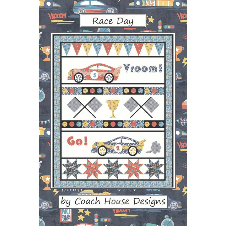 Race Day Quilt Pattern by Coach House Designs