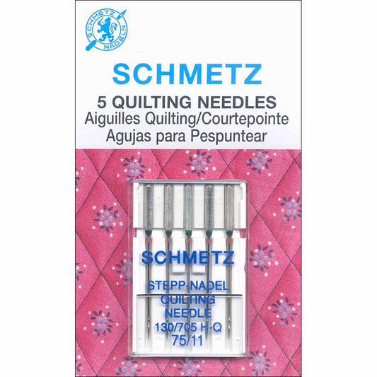 Schmetz Quilting Needles 75/11 - 5 Pack
