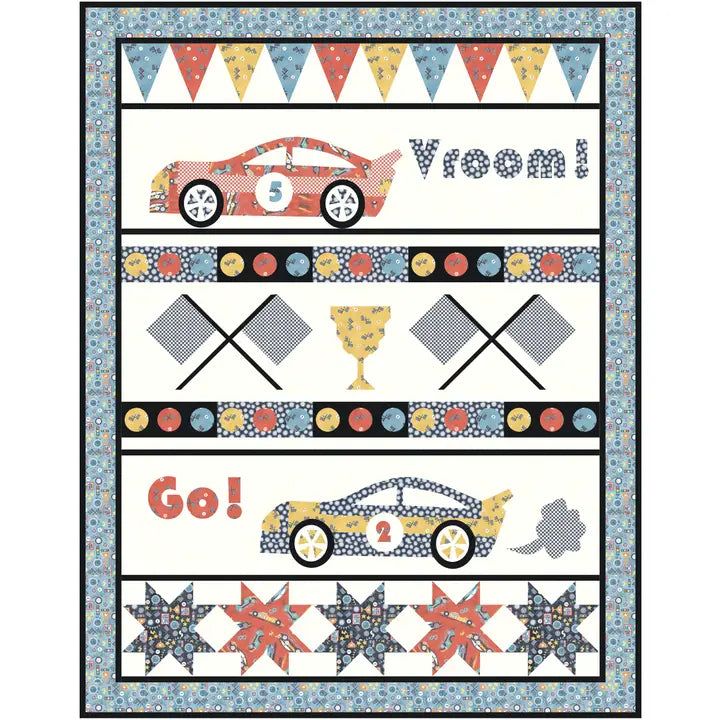 Race Day Quilt Pattern by Coach House Designs