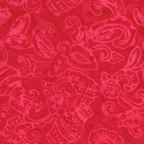 Bali Petal Play - Red Motifs