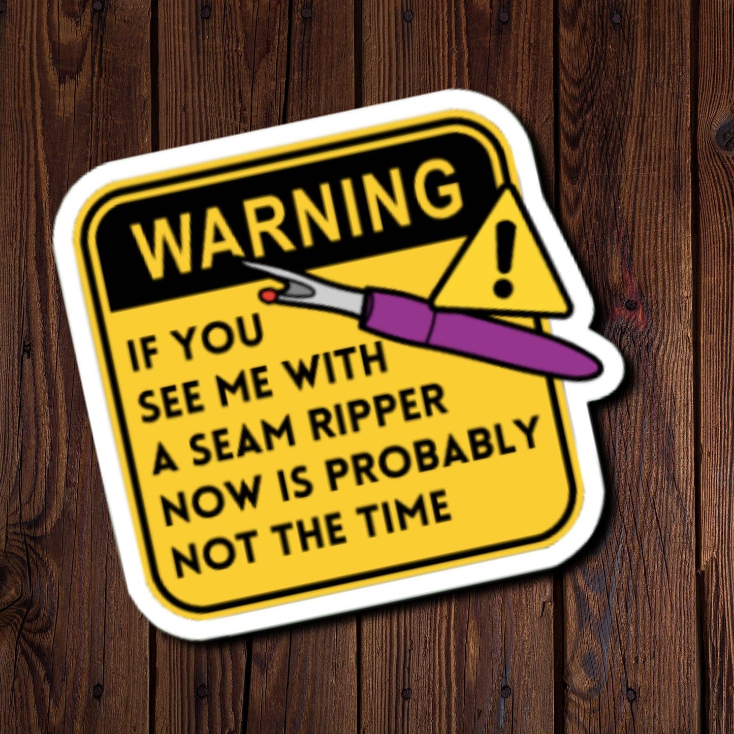 Funny Warning Sticker For Sewers