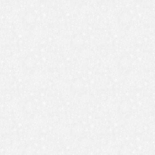 Monochrome - Packed Petals - White on White