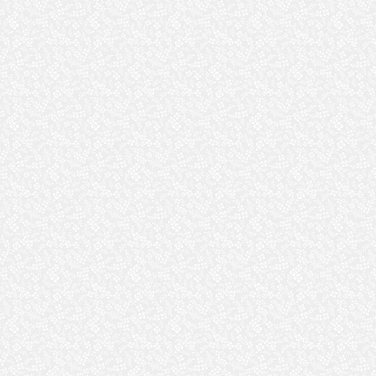 Monochrome - Teacup Blossom - White on White