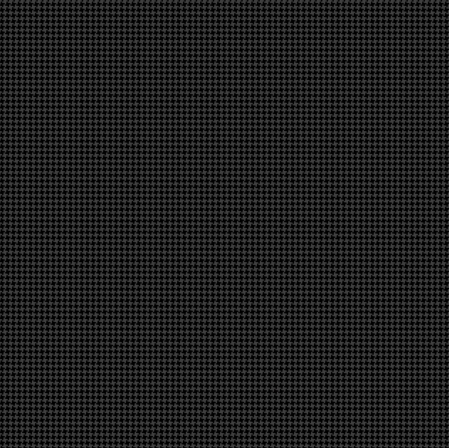 Monochrome - Houndstooth - Black on Black