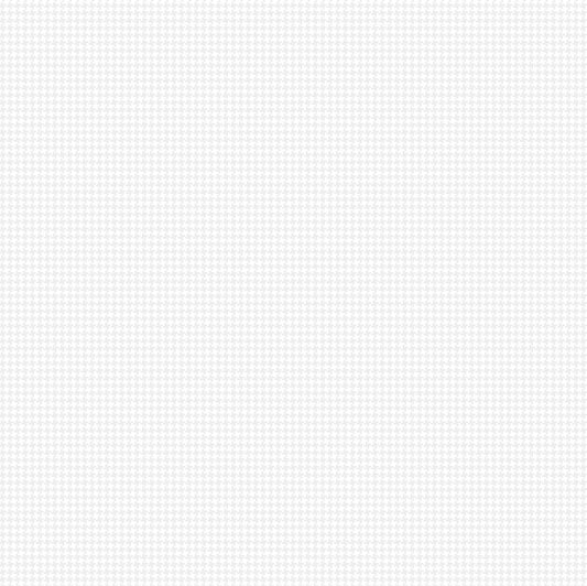 Monochrome - Houndstooth - White on White
