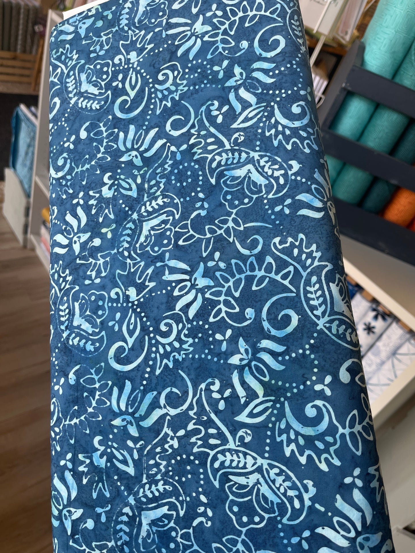 Batik - Bleu moyen avec bleu clair