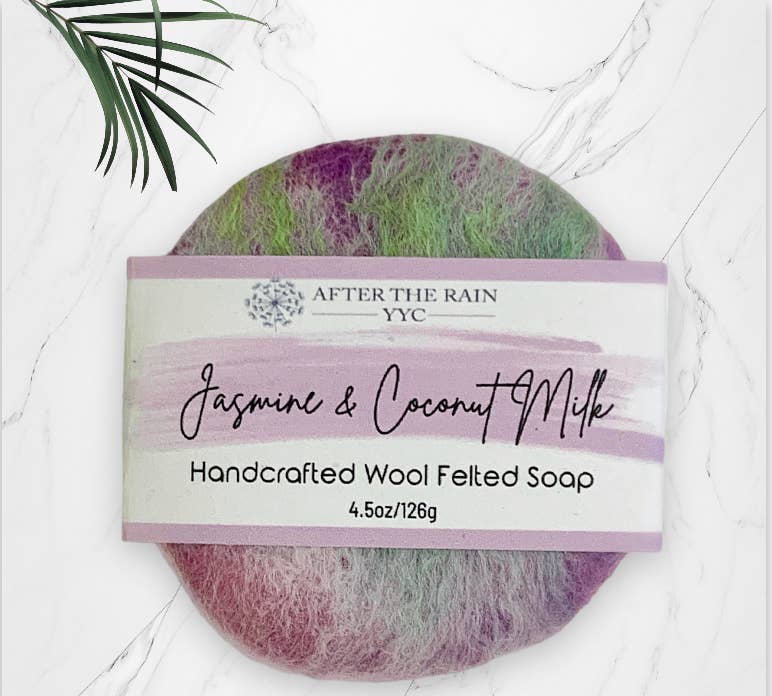 After the Rain YYC Felted Body Cleansing Soap