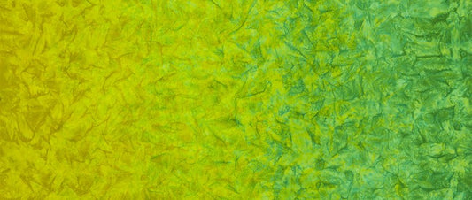 Batik - Empreintes de mains patinées : Double Ombre - Citron vert