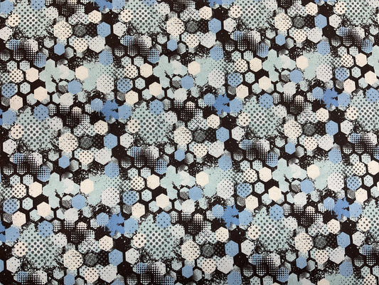 Abstract Grunge- Aqua