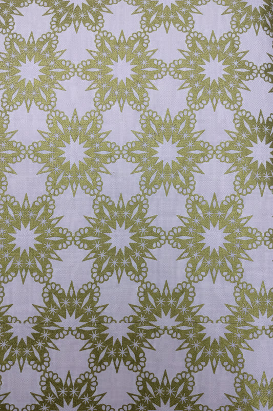 Gold Snowflakes on Pink - RJR Fabrics