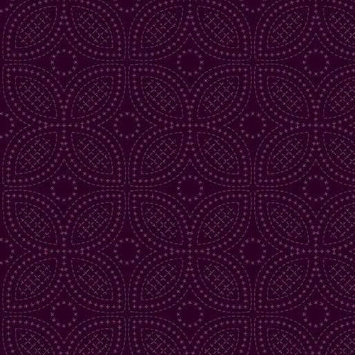 Secret Garden - Nightshade Aubergine - Benartex Designer Fabrics