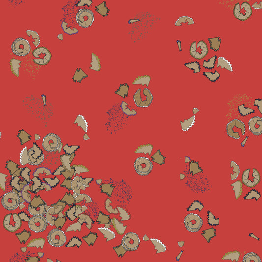 Pencil Club - Shavings in Cadmium Red