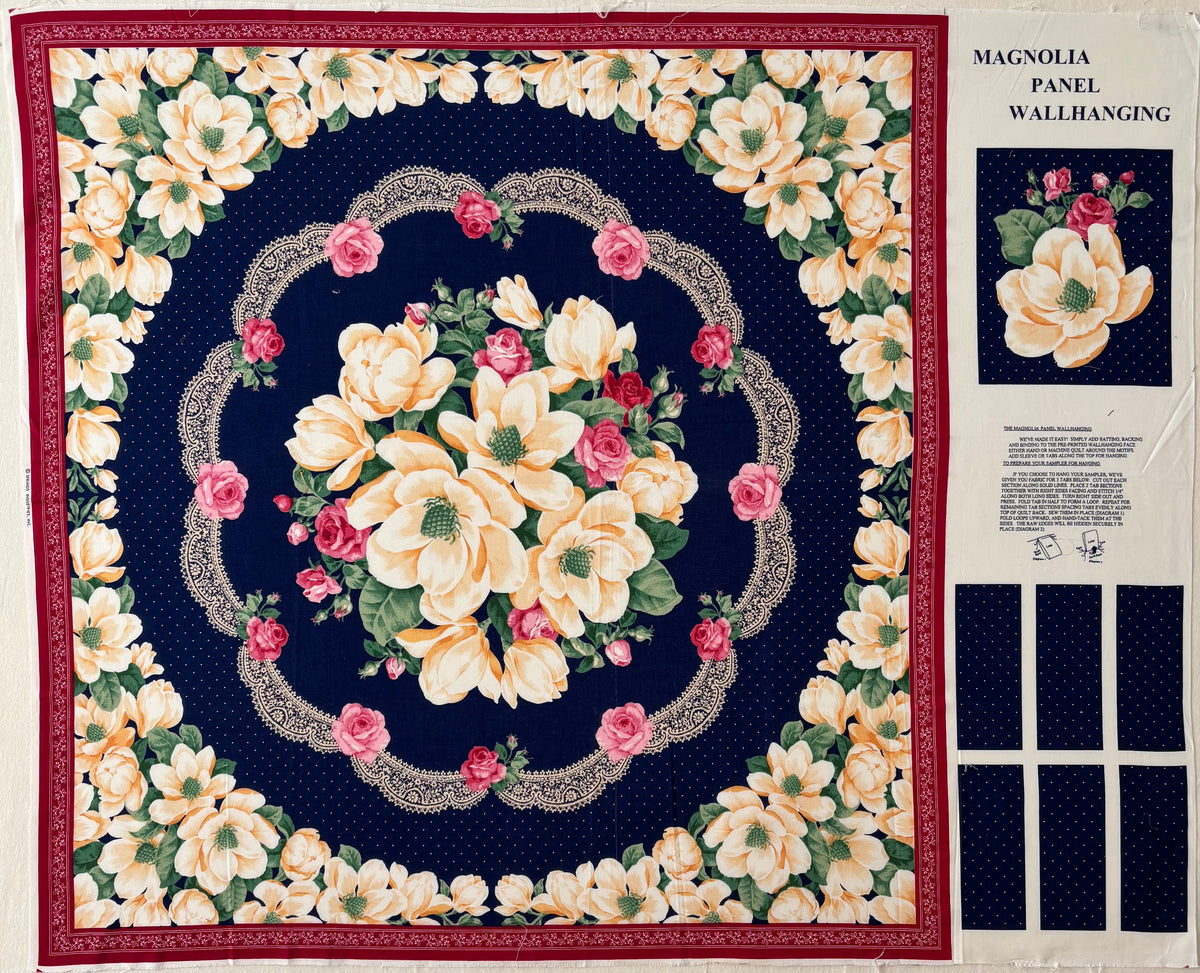Restash #0132 - Panel - Vintage Magnolia Panel Wall Hanging