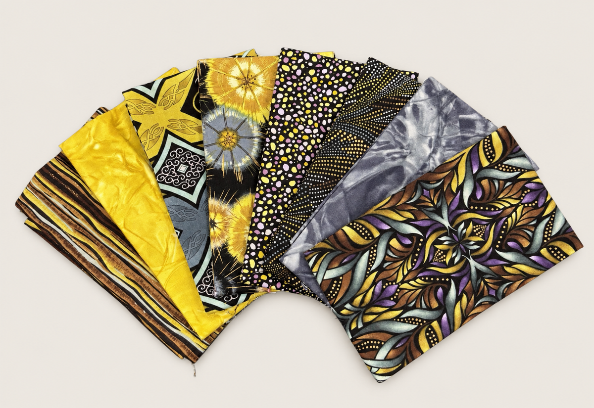 Restash #0039 - Fabric Bundle - 8 Fat Quarters