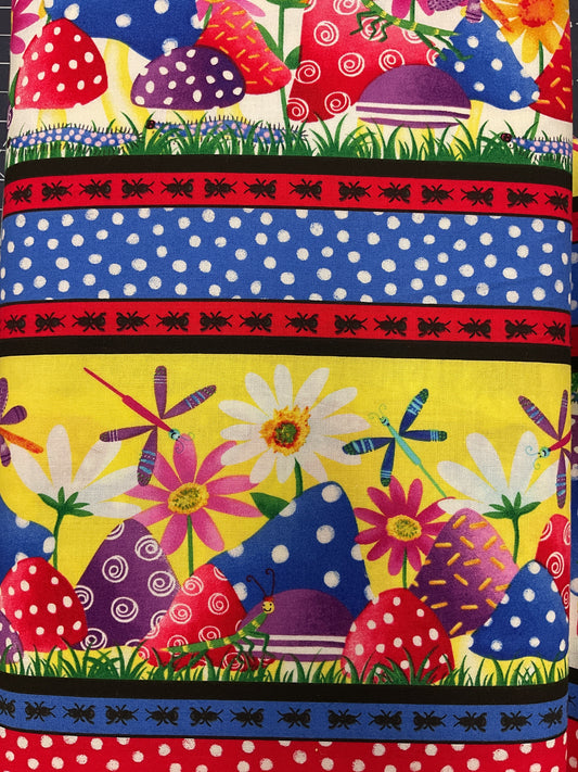 Garden Bugs and Stripes