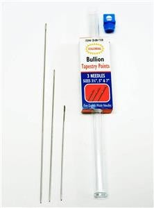 Colonial Bullion Tapestry Points - 3 Needles
