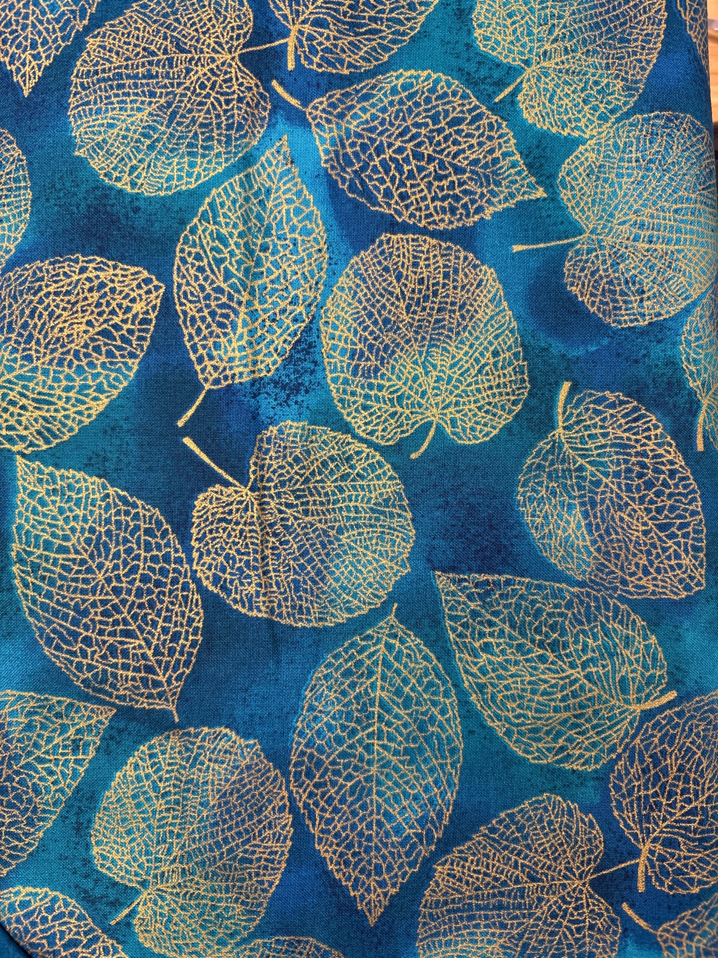 Gilded Leaves - Teal