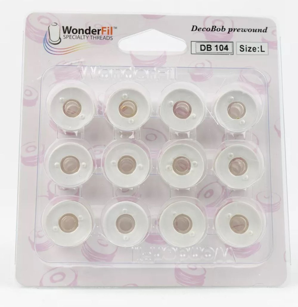 DecoBob Prewound Bobbin - Size L - DB104 - White