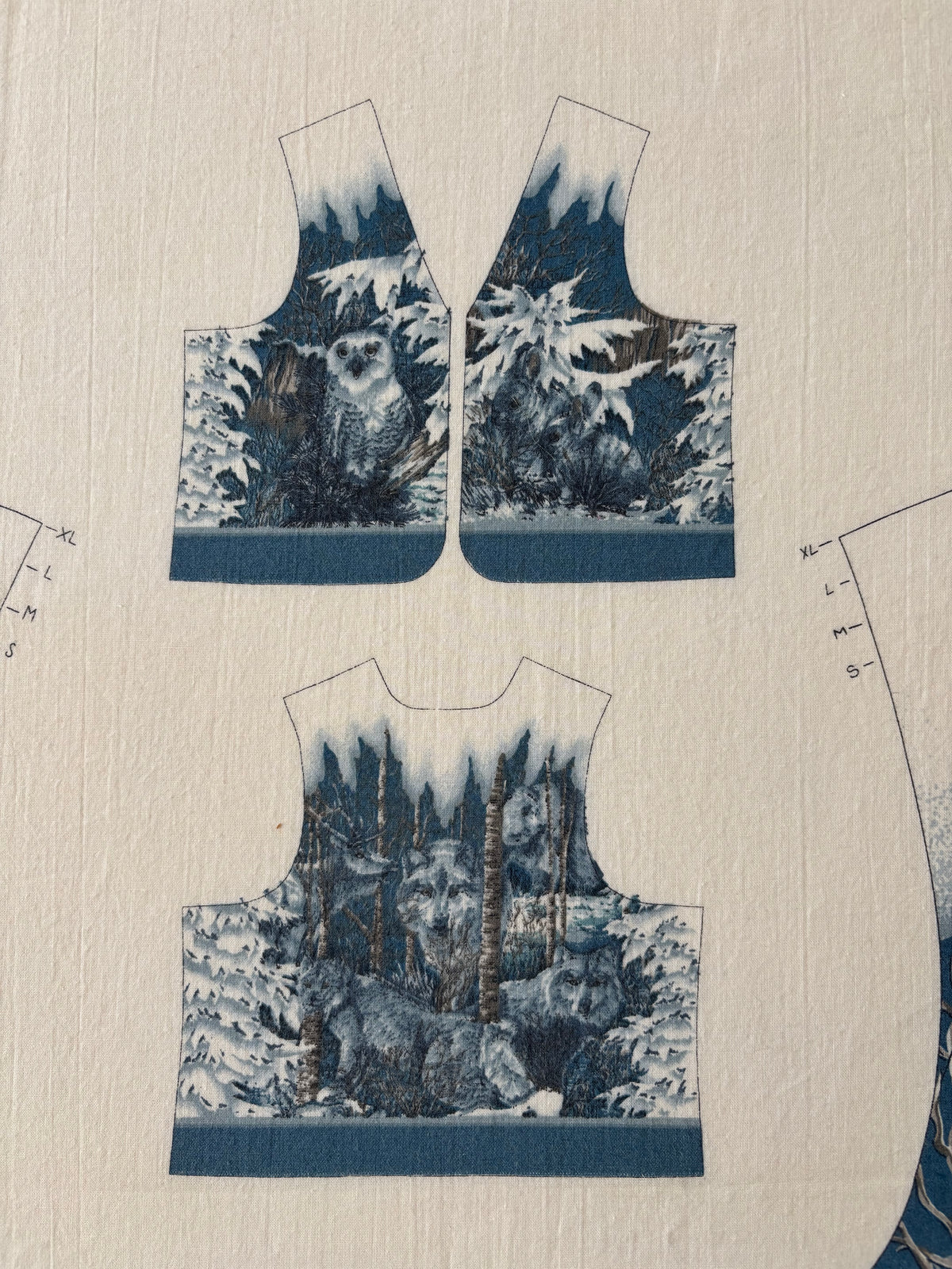 Restash #0118 - Panel - Vintage Vest Panel