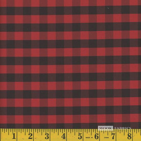 Red Buffalo Plaid 1/2” - Mook