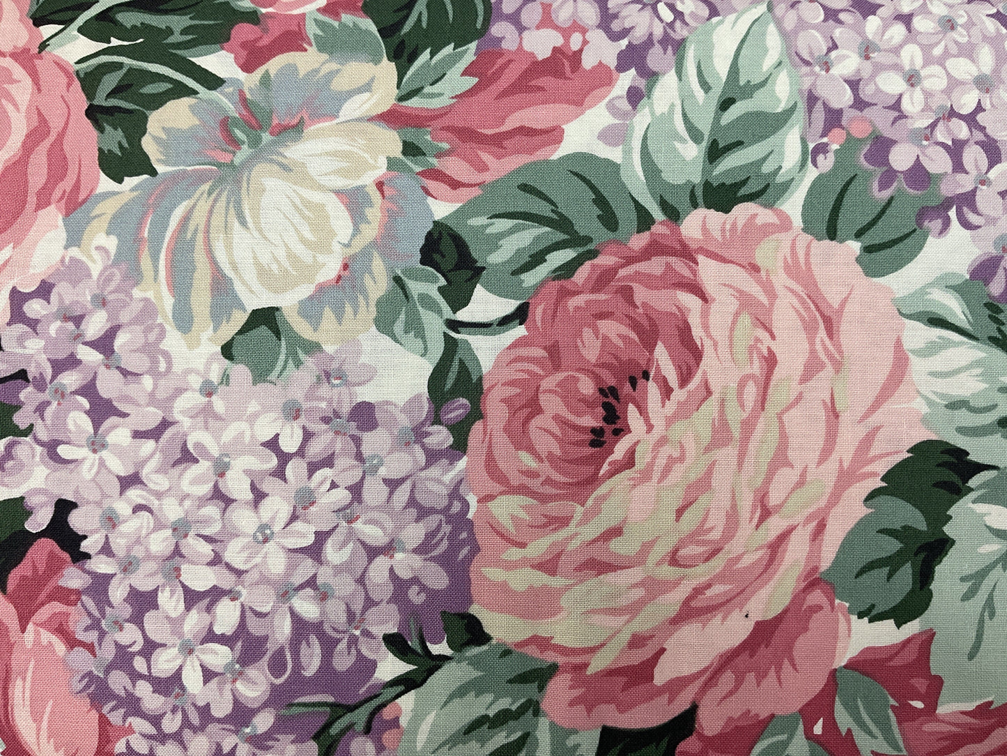 Pastel Flowers - Hoffman International Fabrics