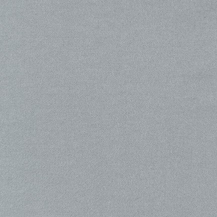 Solid Flannel - Steel - Robert Kaufman