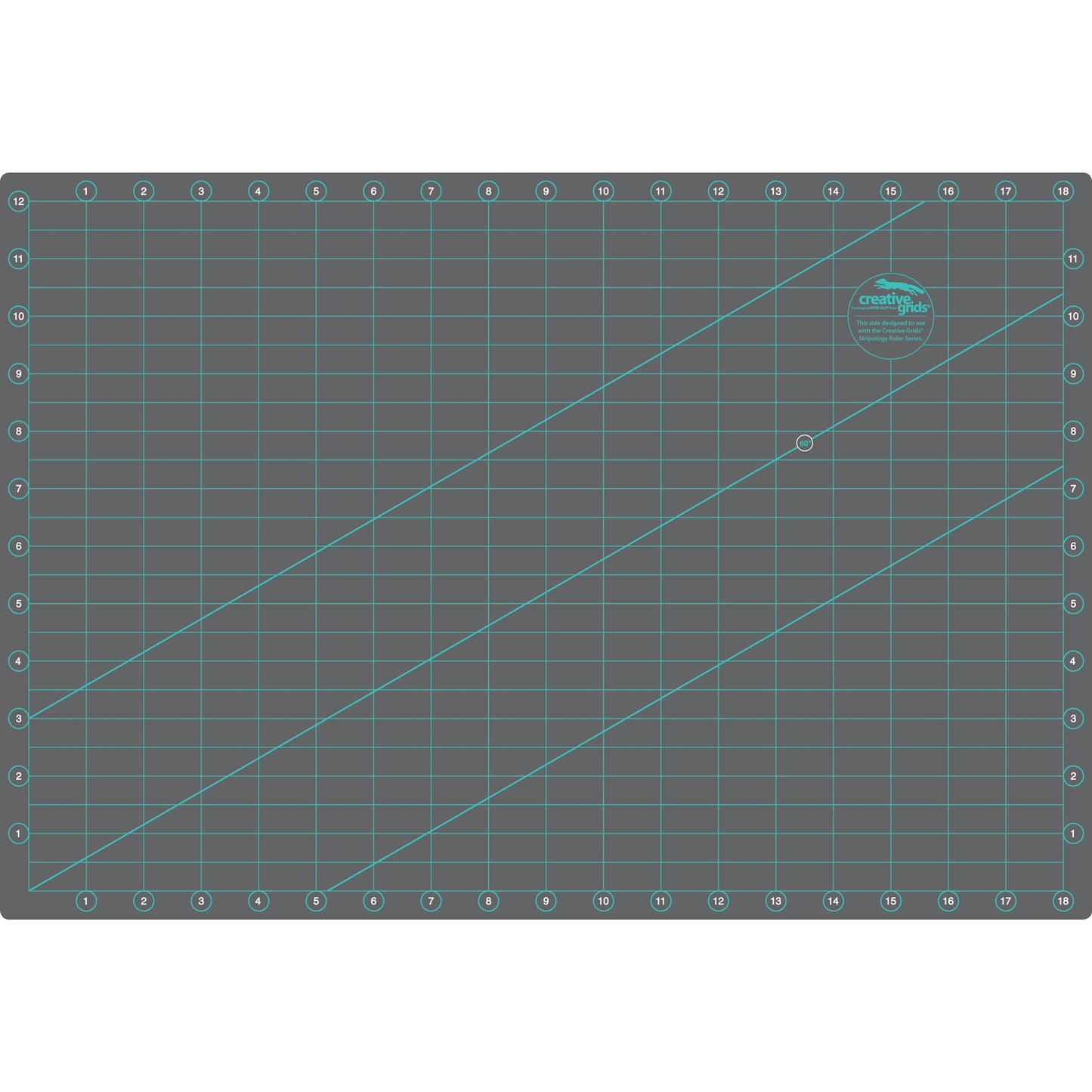 Creative Grid Self-Healing Double Sided Cutting Mat - 12" x 18"