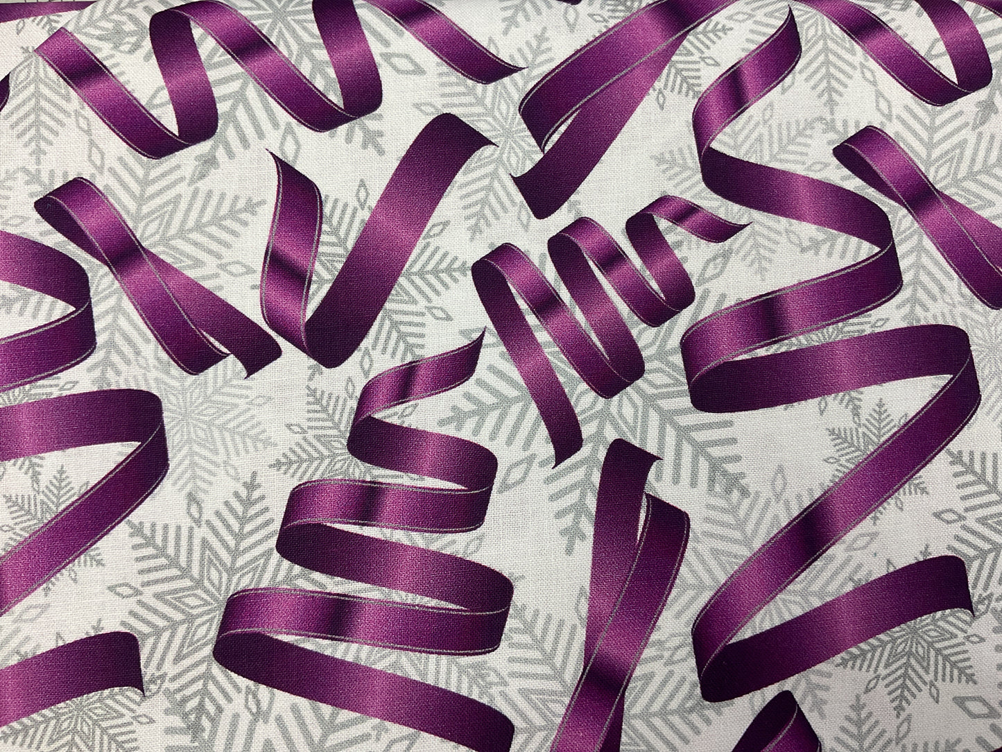 Christmas Ribbons Purple
