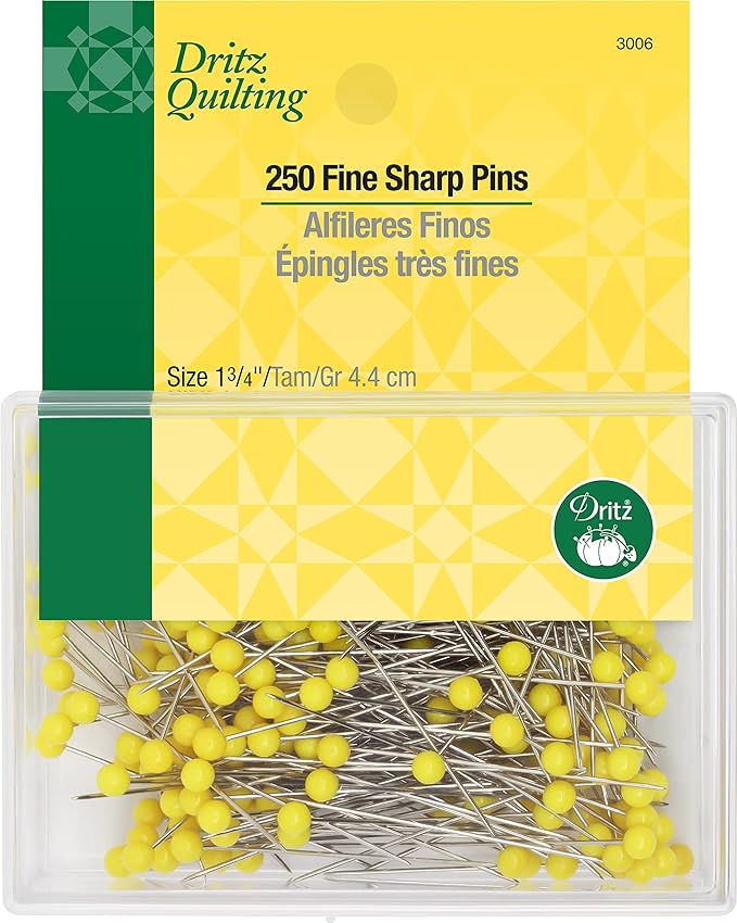 Dritz 250 Fine Sharp Pins