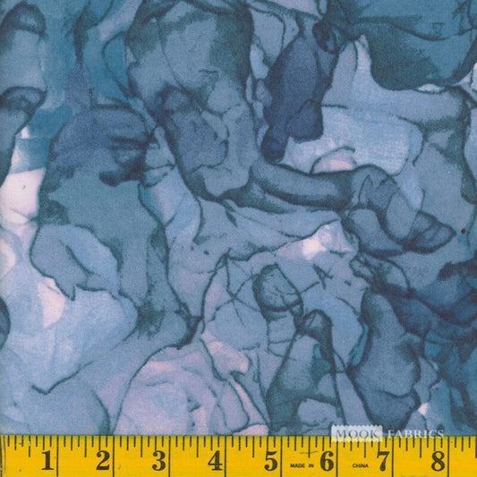 Wideback 108" - Flannel - Smoke - Dresden Teal